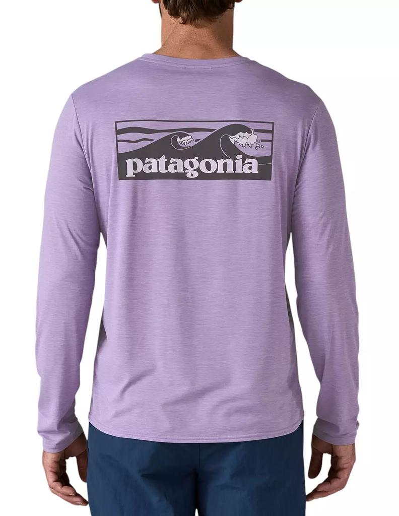 Tシャツ・カットソー Patagonia Men's Long Sleeved Capilene Cool Daily Graphic Shi Patagonia Men's Long-Sleeved Capilene® Cool Daily Graphic
