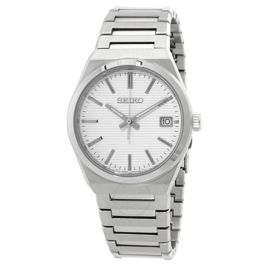 Seiko Classic Quartz White Dial Men's Watch SUR553P1 1