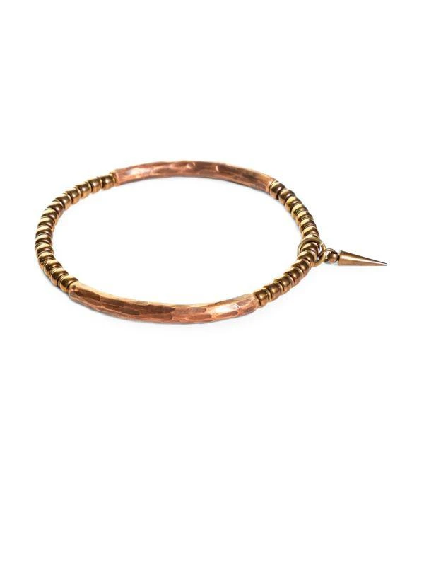 Jean Claude Dell Arte Wiking Hammered Copper Bracelet 2