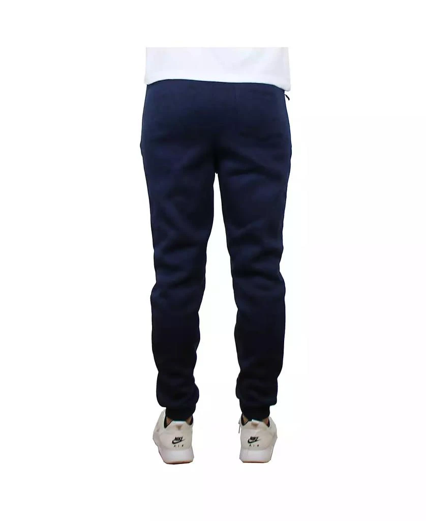 Galaxy By Harvic Men's Slim-Fit Marled Fleece Joggers with Zipper Side Pockets 5
