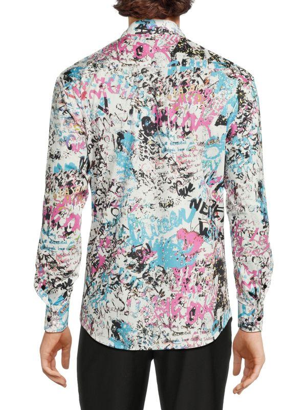 Bertigo Abstract Print Shirt