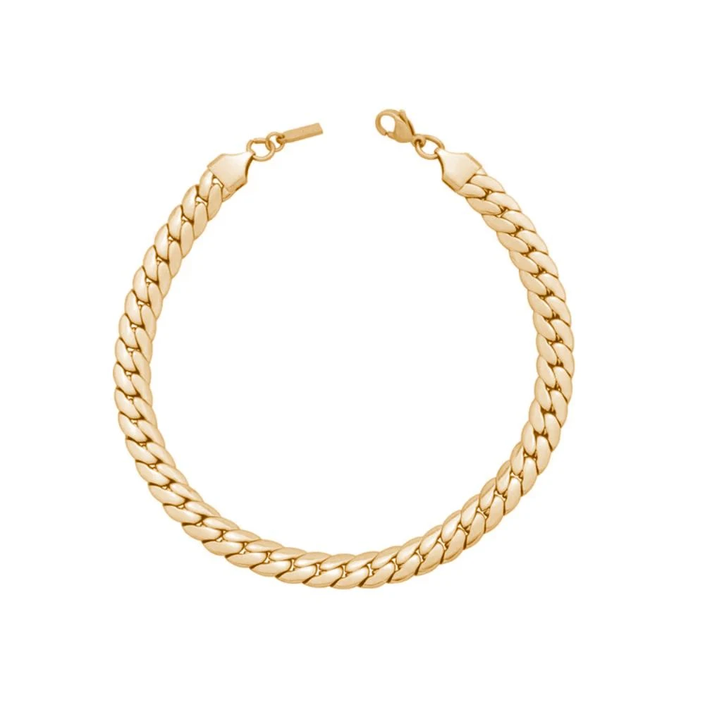 Pompeii3 Jean 8mm Anklet 18k Gold Plated 10" Length