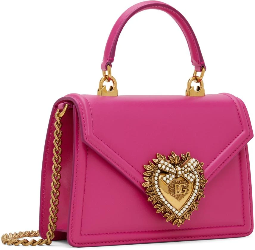Dolce & Gabbana Pink Small Devotion Bag 2