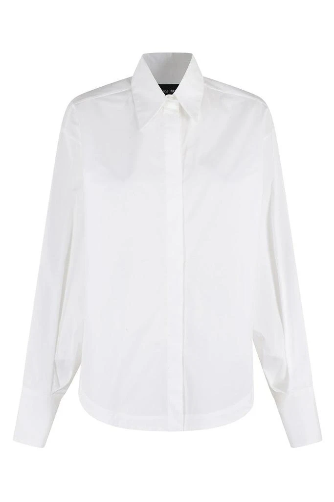 FEDERICA TOSI Over-Fit Cotton Blend Shirt 1