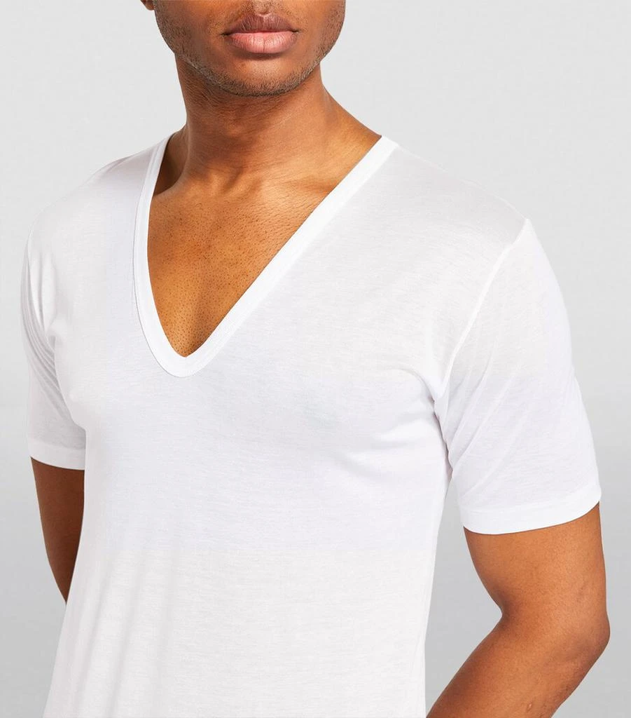 Zimmerli Cotton V-Neck T-Shirt 6