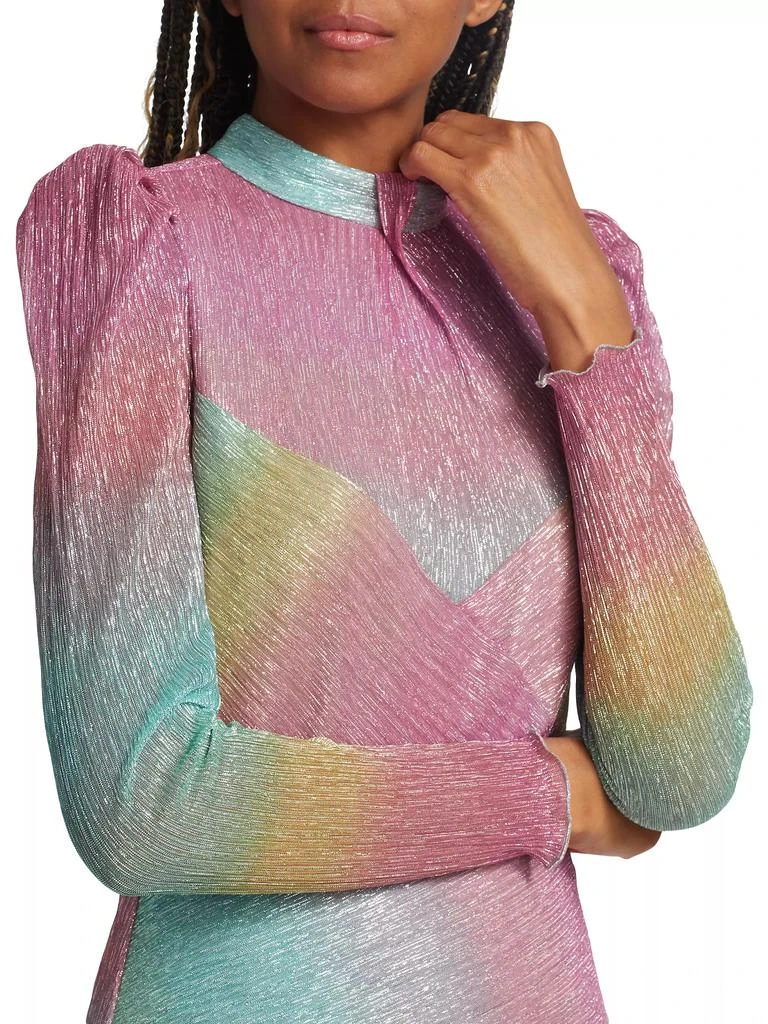 SAYLOR Saydee Metallic Gradient Minidress 6