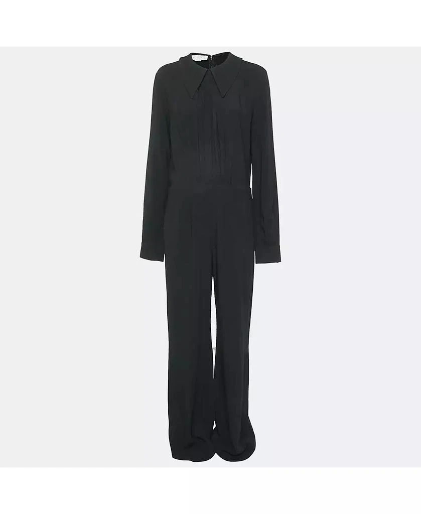Pre-Owned Stella McCartney Women's Black Crepe Long Sleeve Jumpsuit 1