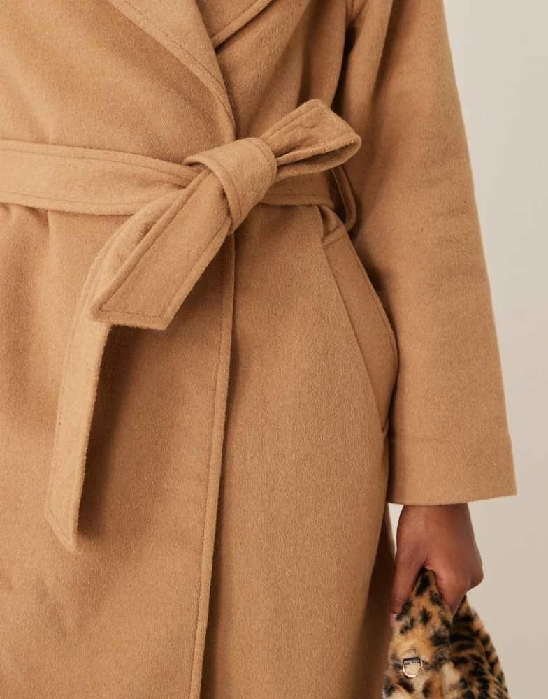 Abercrombie & Fitch Abercrombie & Fitch trench coat with belt in camel 2