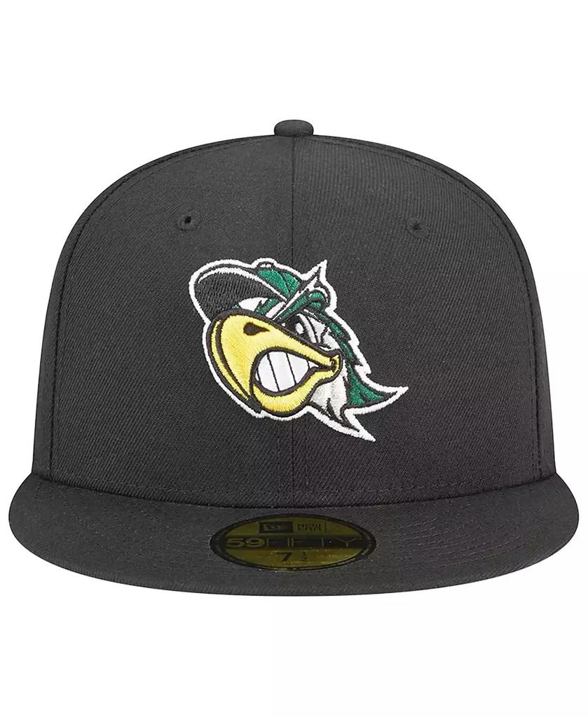 New Era Men's Black South Bend Cubs Theme Nights South Bend Silver Hawks 59FIFTY Fitted Hat 4