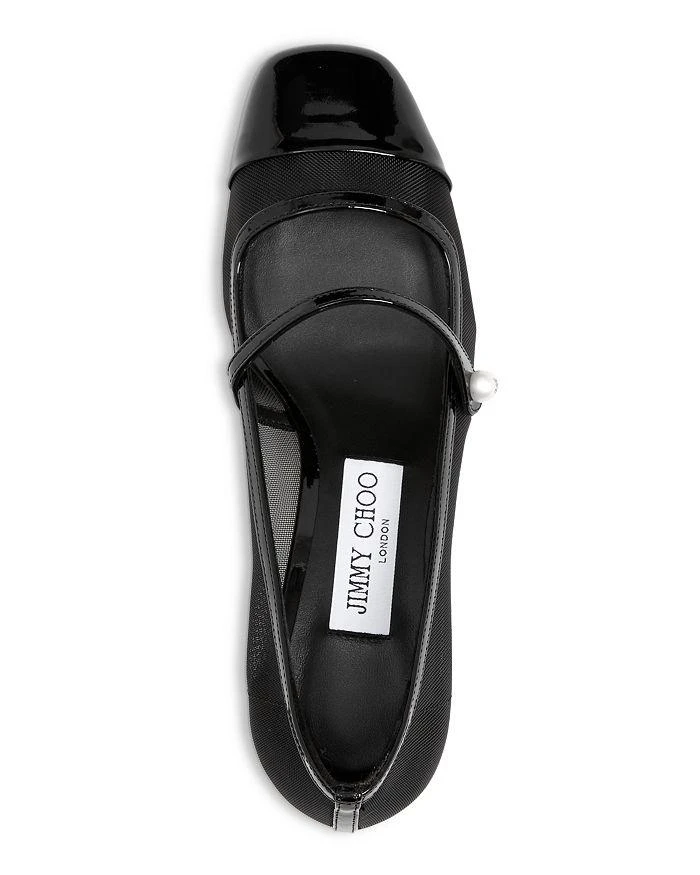 Jimmy Choo Women's Elisa 45 Block Heel Mary Jane Pumps 3
