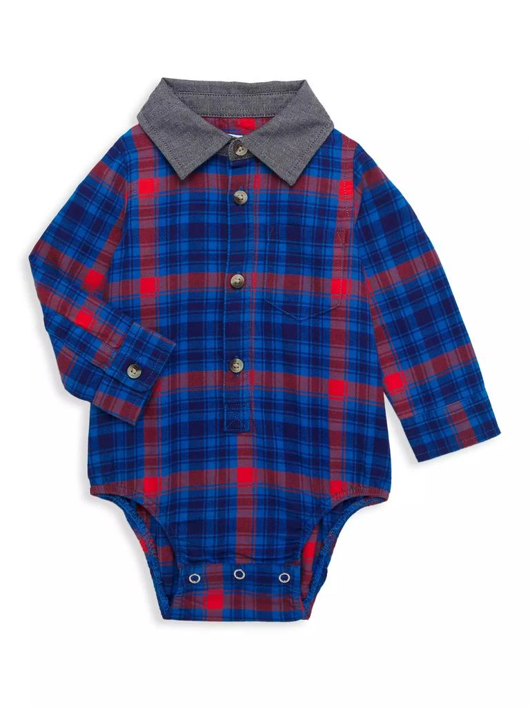 Rockets of Awesome Baby Boy's Plaid Shirt & Pants Set 2