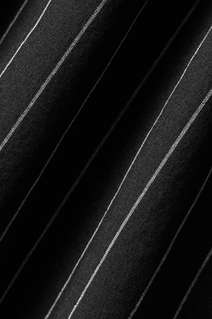Alo Pinstripe Daylight Mini Skirt - Black/Titanium 6