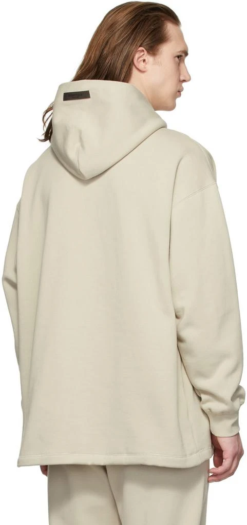 Essentials Beige Relaxed Hoodie 3
