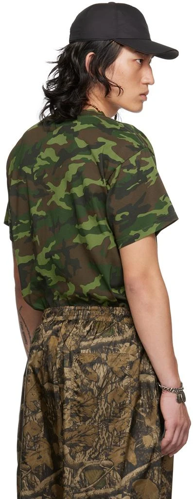 LU'U DAN Green Tiger Oversized Concert T-Shirt 3