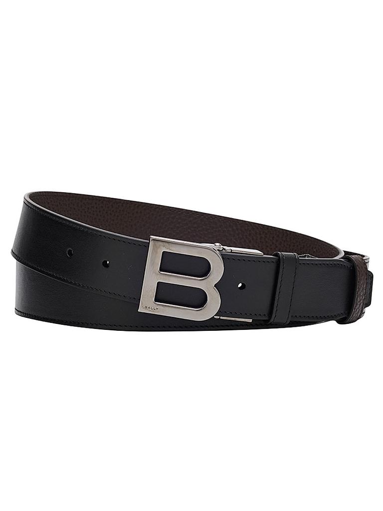 Bally B-Logo Reversible Leather Belt