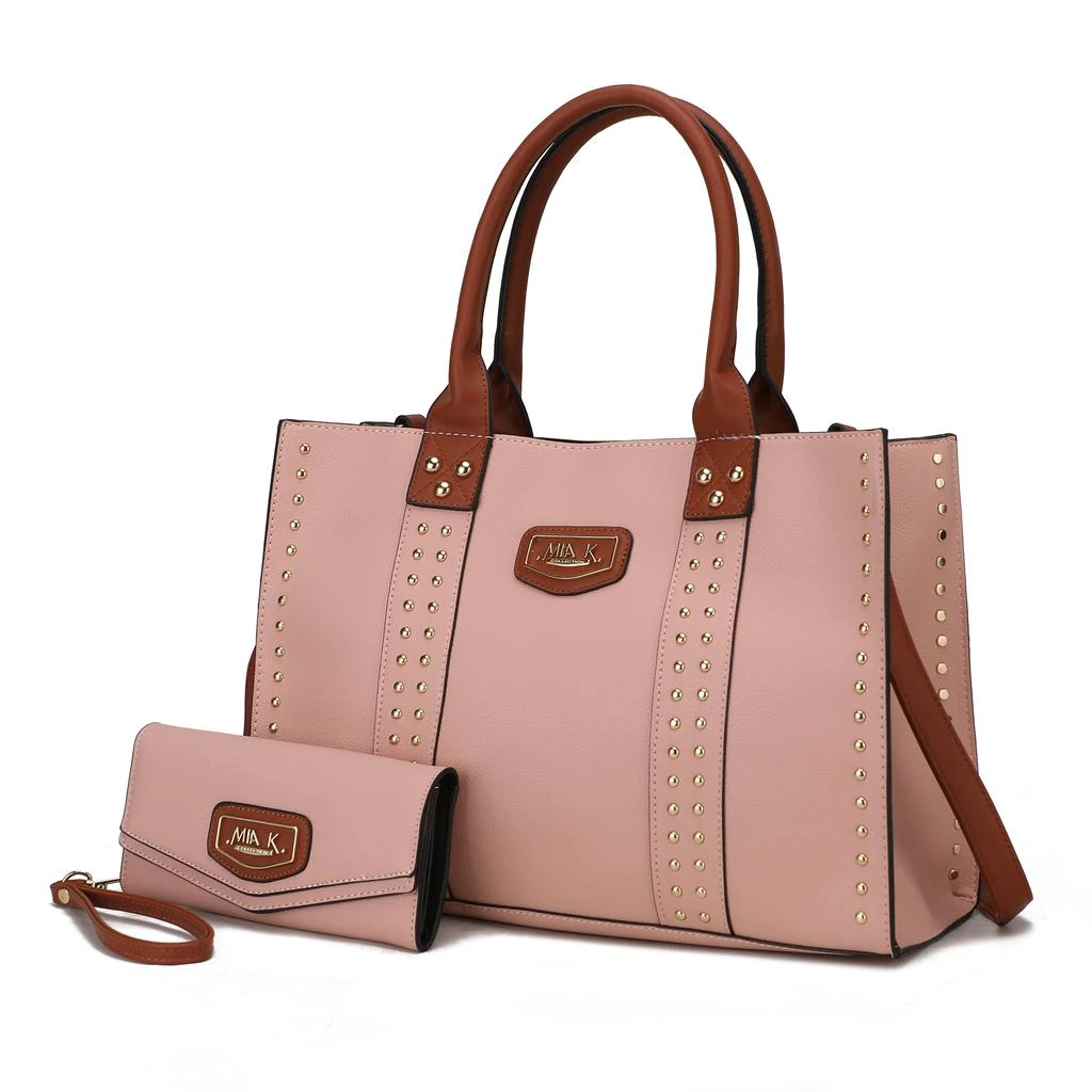 MKF Collection By Mia K. Davina Vegan Leather Women’s Tote Bag with wallet 19