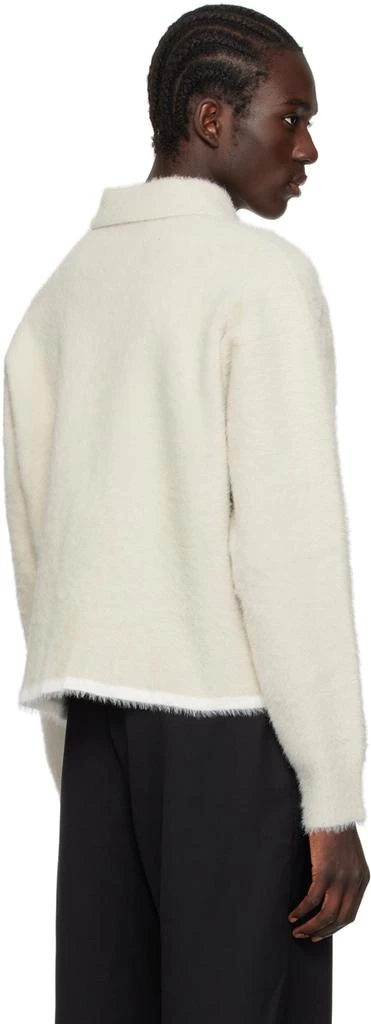 Jacquemus Off-White Le Papier 'Le Polo Neve' Polo 3