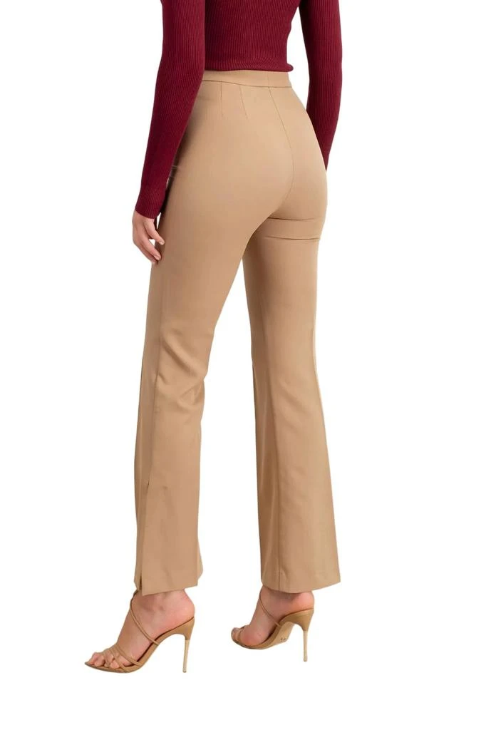 Blu Pepper Blu Pepper - High Waist Flare Slit Dress Pant 3