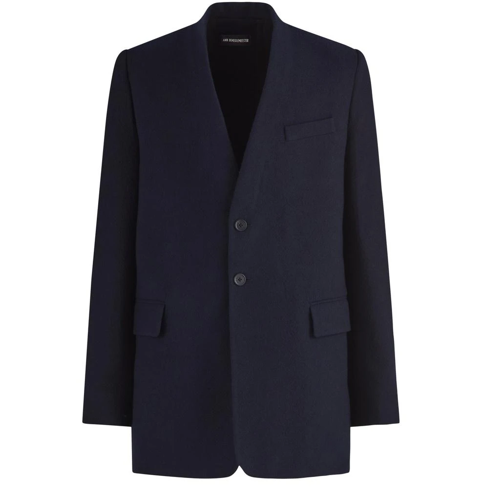 ANN DEMEULEMEESTER Alain Standard Tailored Jacket Brushed Wool 1