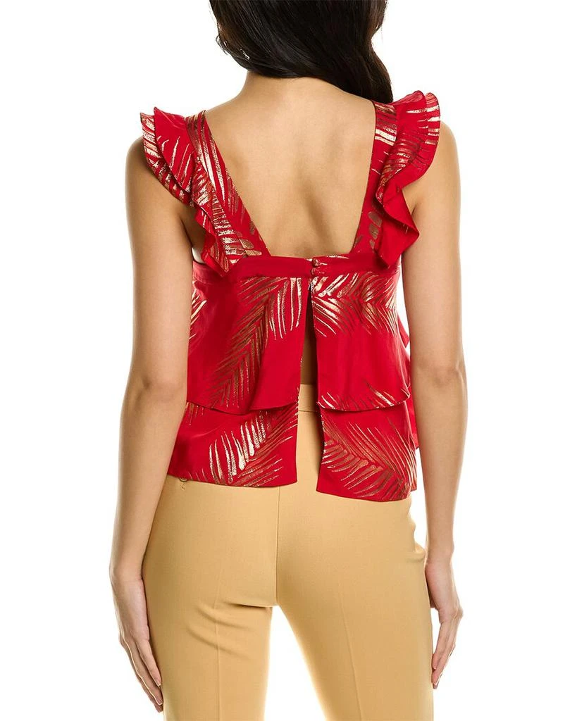 Adriana Iglesias ADRIANA IGLESIAS Viena Silk-Blend Top 2