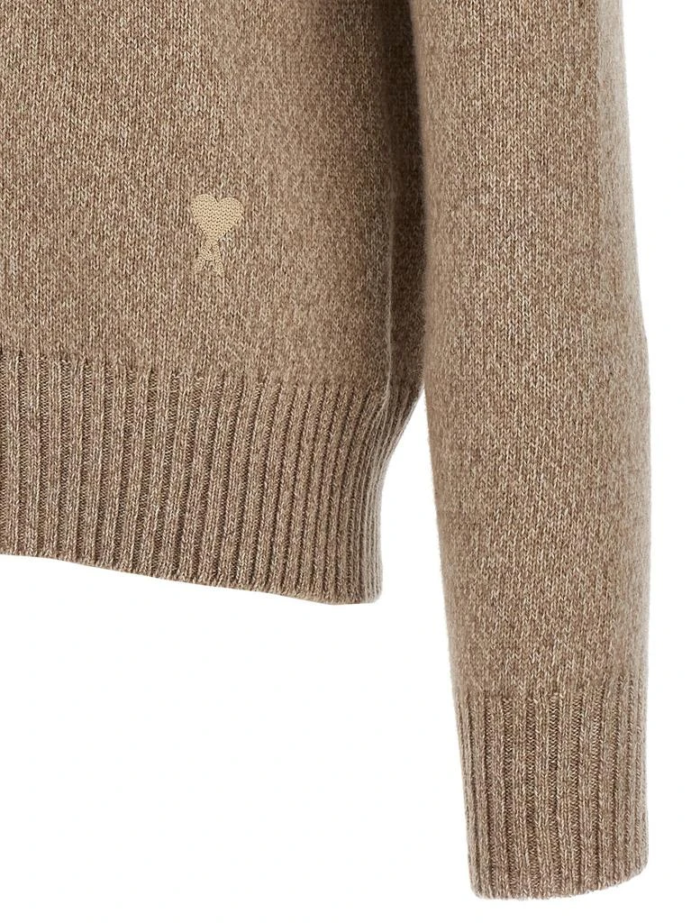AMI AMI Paris Ami de Coeur V-Neck Knitted Cardigan 4