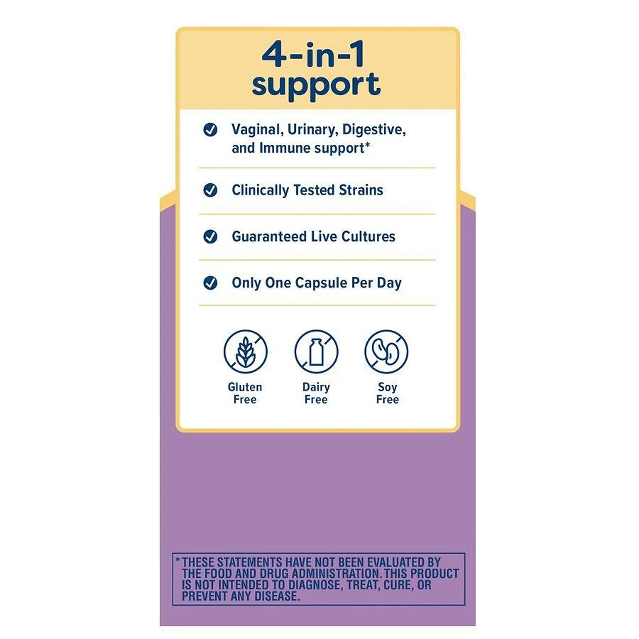 ReNew Life Women's Care Probiotic, 4-in-1, 50 Billion 8