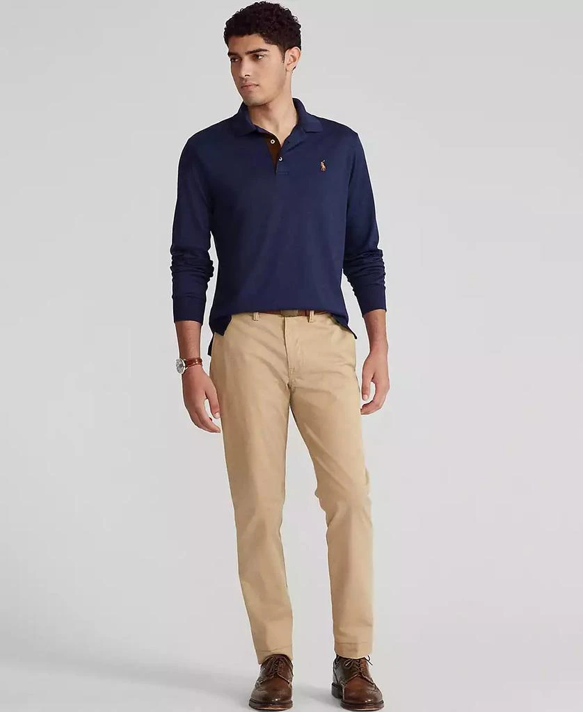 Ralph Lauren Men's Classic-Fit Long Sleeve Soft Cotton Polo Shirt 4