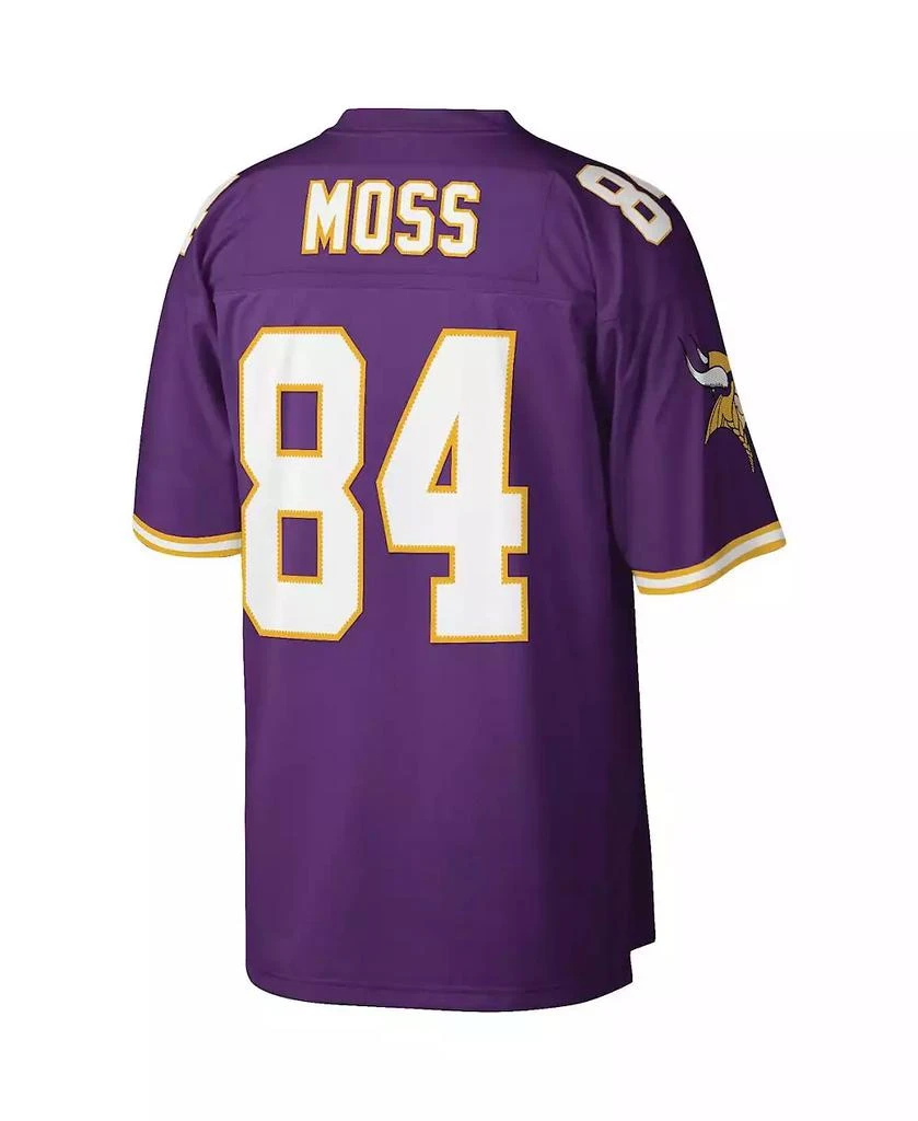 Mitchell and Ness Men's Randy Moss Purple Minnesota Vikings Legacy Replica Jersey 2