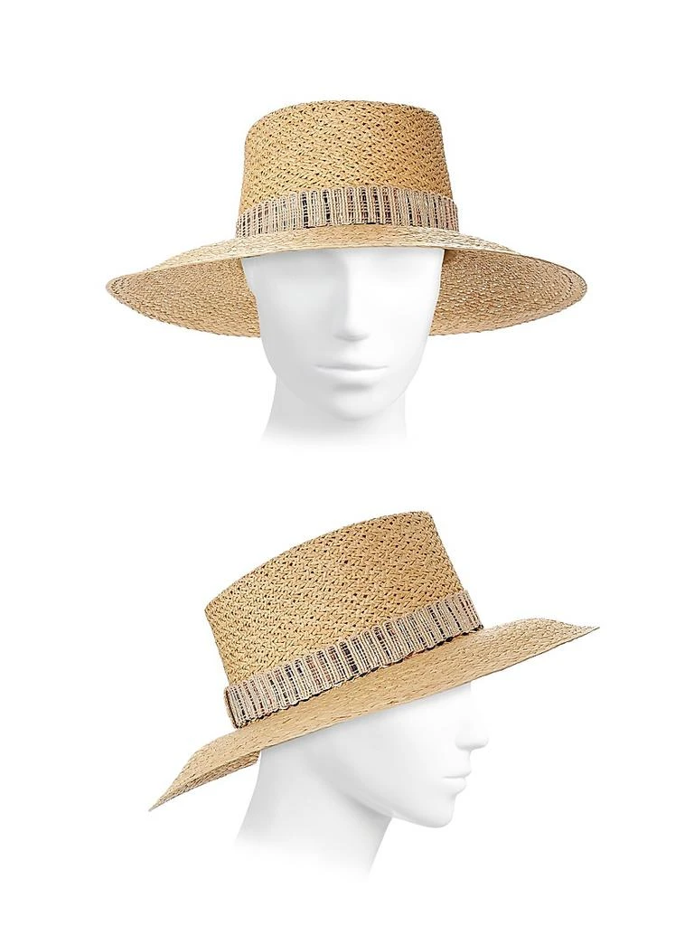 LORO PIANA Woven Straw bucket Sun Hat trim 0400020368721_GOLDENCORD?wid=  main image 4