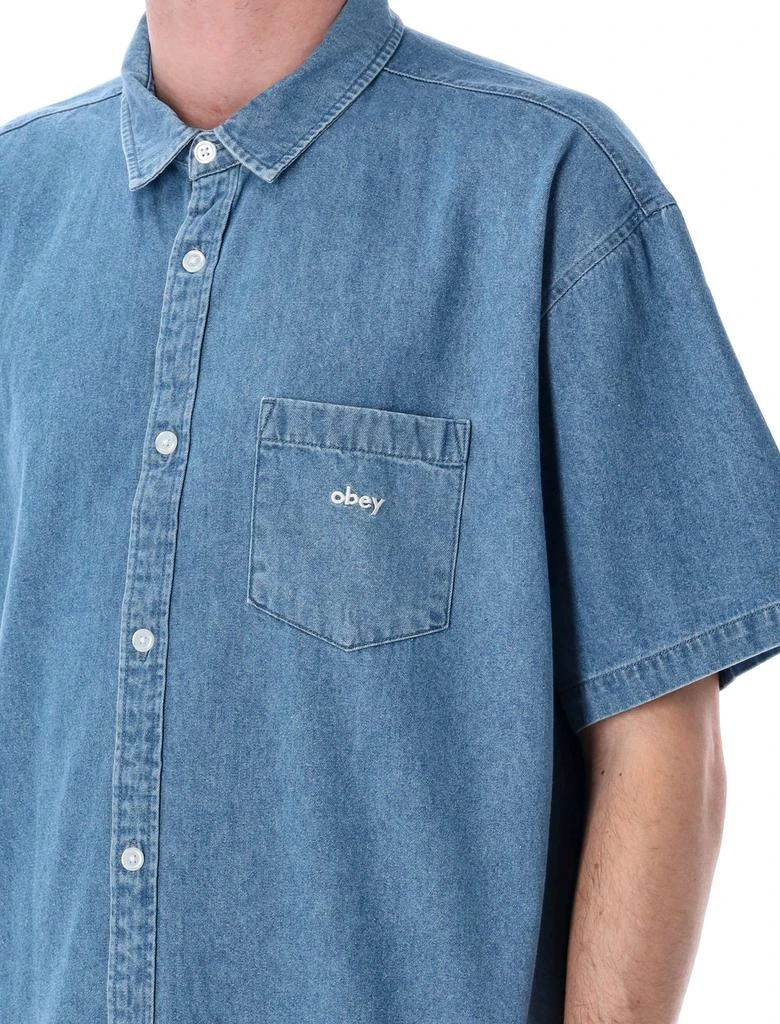 Obey OBEY Bigwig Denim Button-Up Shirt 3
