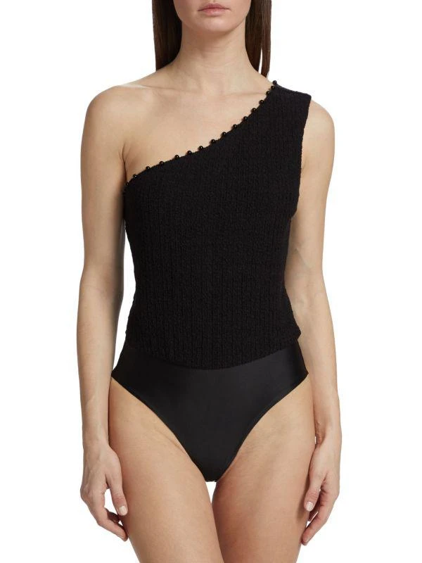 CAMI NYC Yecca Bouclé Bodysuit 4