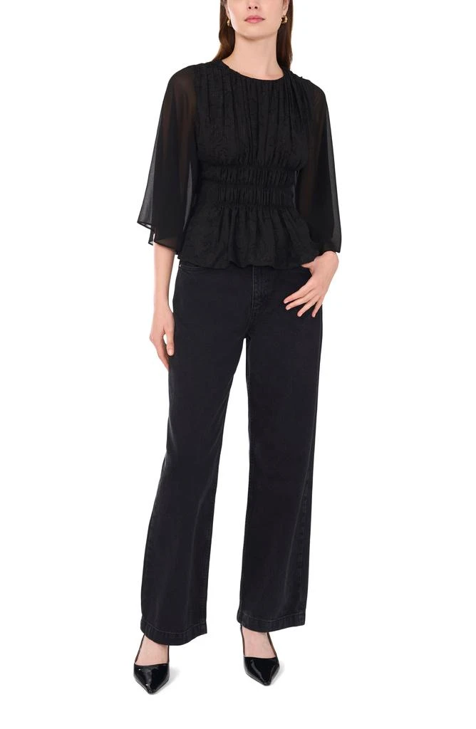 Parker The Elodie Metallic Smocked Top 6