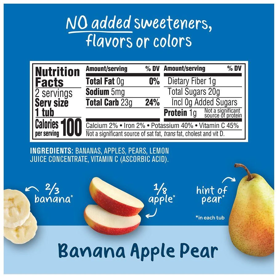 Gerber 2nd Foods WonderFoods Baby Food Banana Apple Pear 7