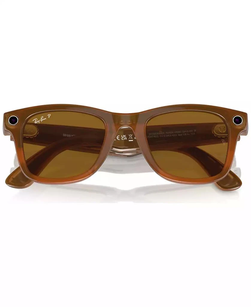 Ray-Ban Meta Wayfarer Unisex Polarized AI Sunglasses, RW4006 6