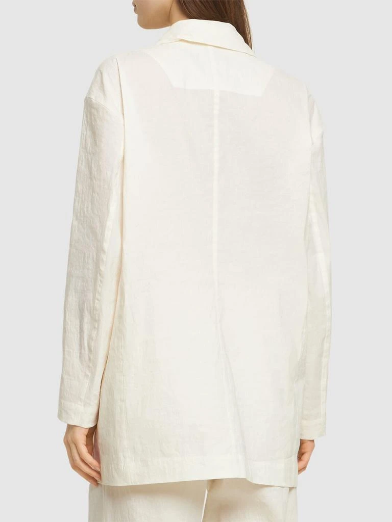 ISSEY MIYAKE Satin Double Breasted Jacket 3