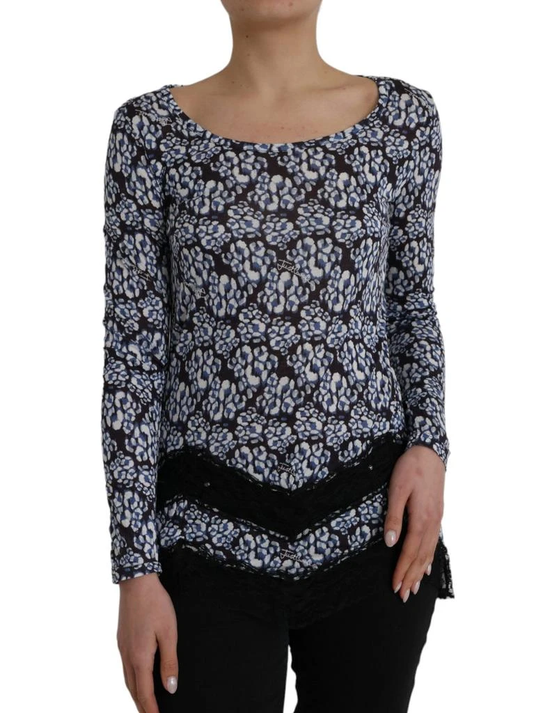 Just Cavalli Floral Lace Long Sleeves Top Underwear Women
s Blouse