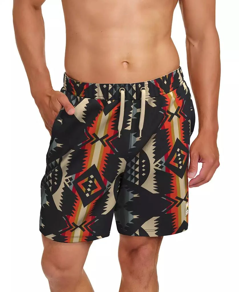 Pendleton Men's Printed 7" Packable Swim Trunk 1