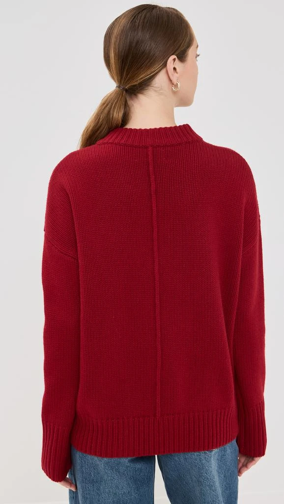 La Ligne Solid Marin V Neck Sweater 2