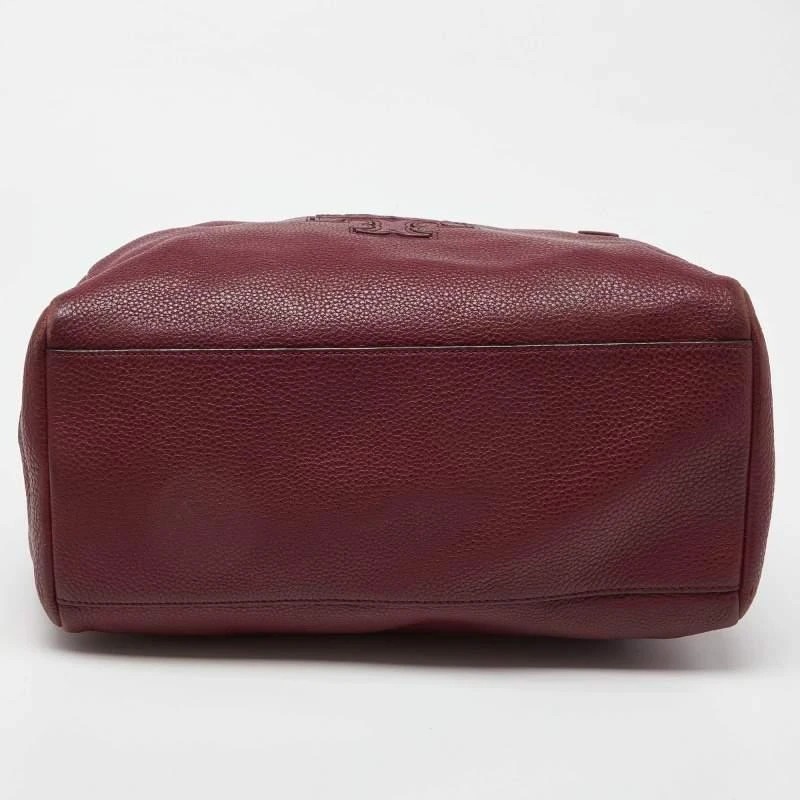 Tory Burch Tory Burch Burgundy Leather Chain Tote 6