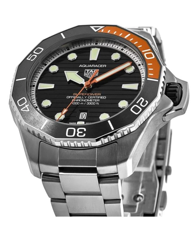 TAG Heuer Tag Heuer Aquaracer Professional 1000 Superdiver Automatic Black Dial Titanium Men's Watch WBP5A8A.BF0619 3