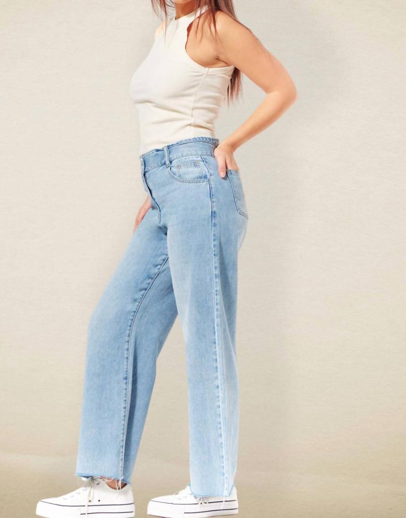 1822 Denim 1822 Denim - Bleach Please Folded Waistband Jeans