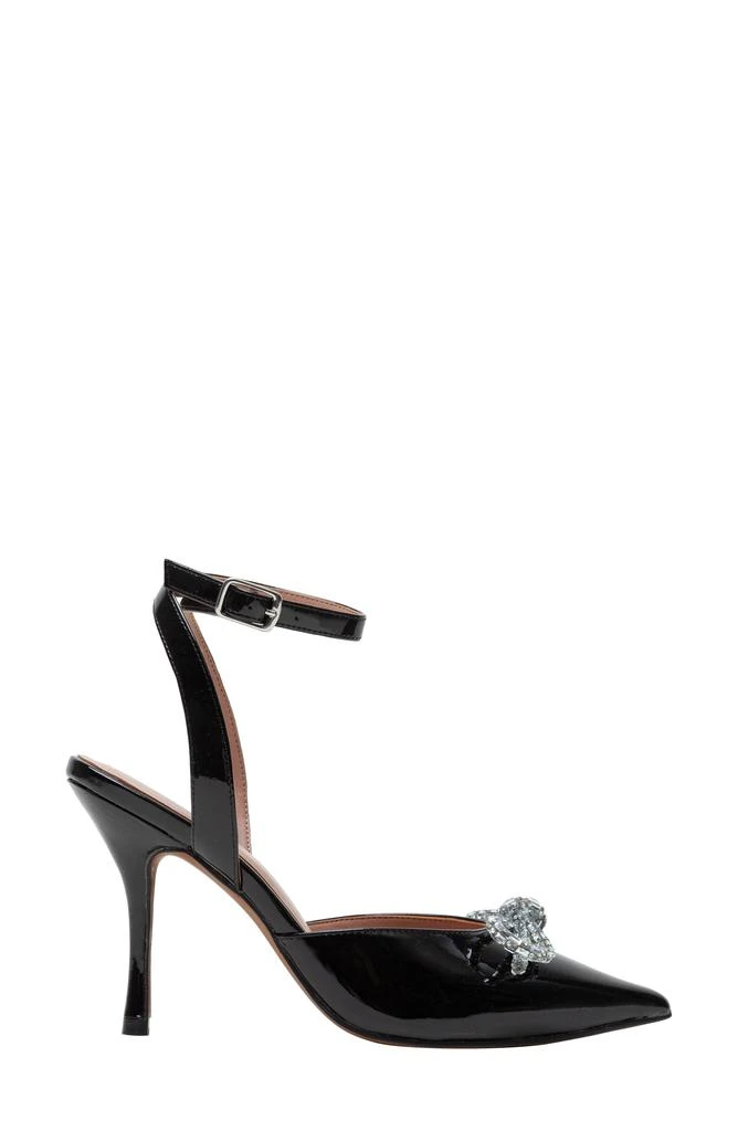 Linea Paolo Heart Ankle Strap Pointed Toe Pump 3