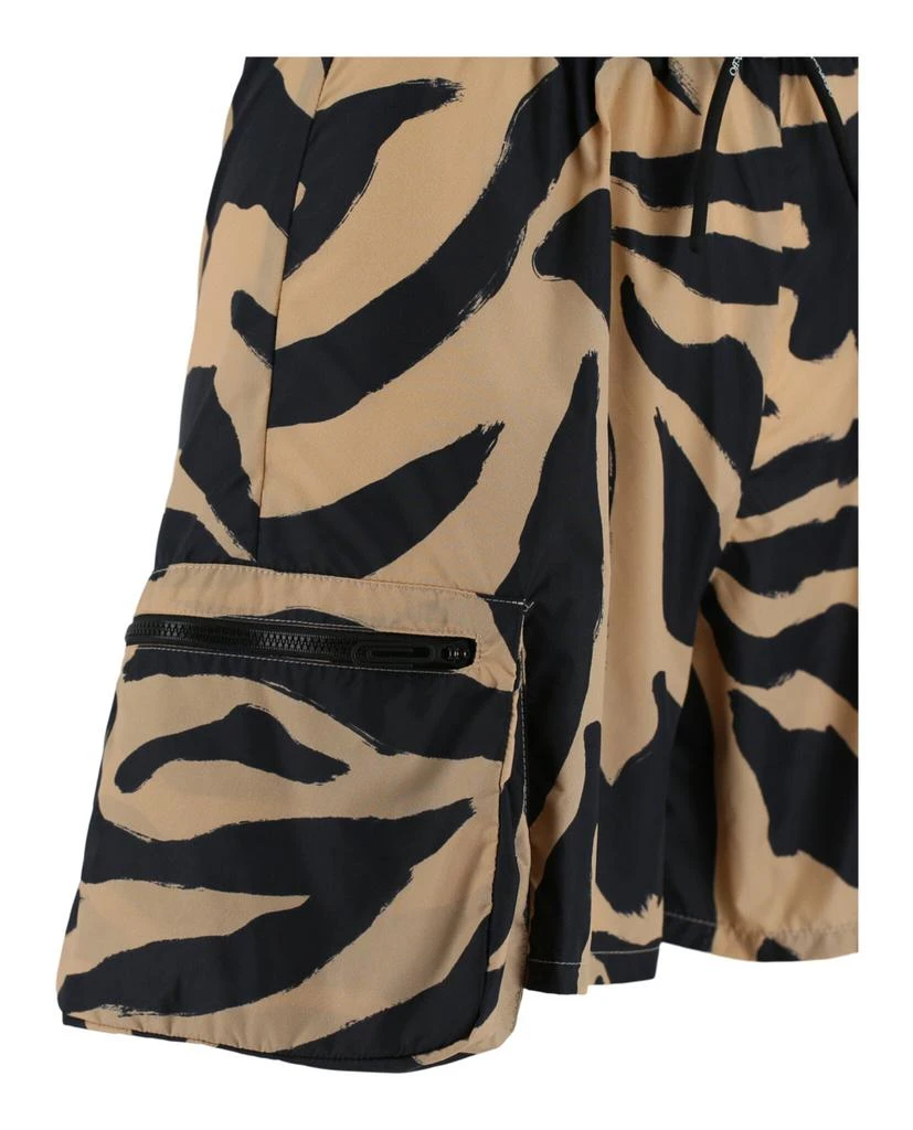 Off-White Athletic Zebra Nylon Shorts 3