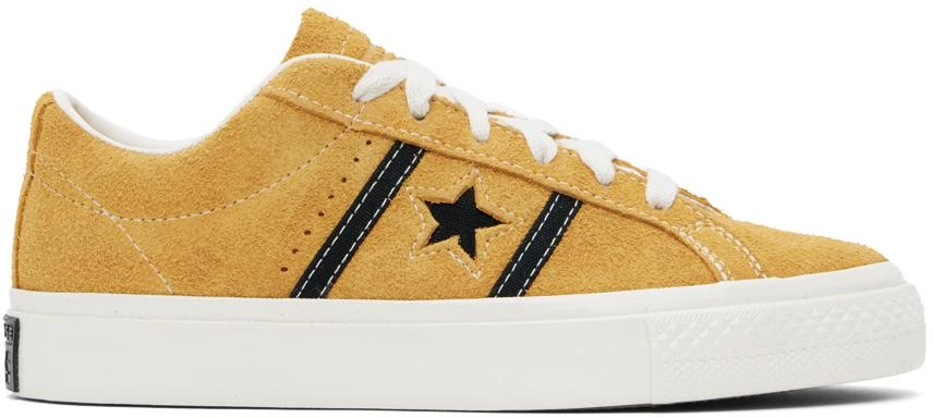 Converse Yellow One Star Academy Pro Suede Low Sneakers 1