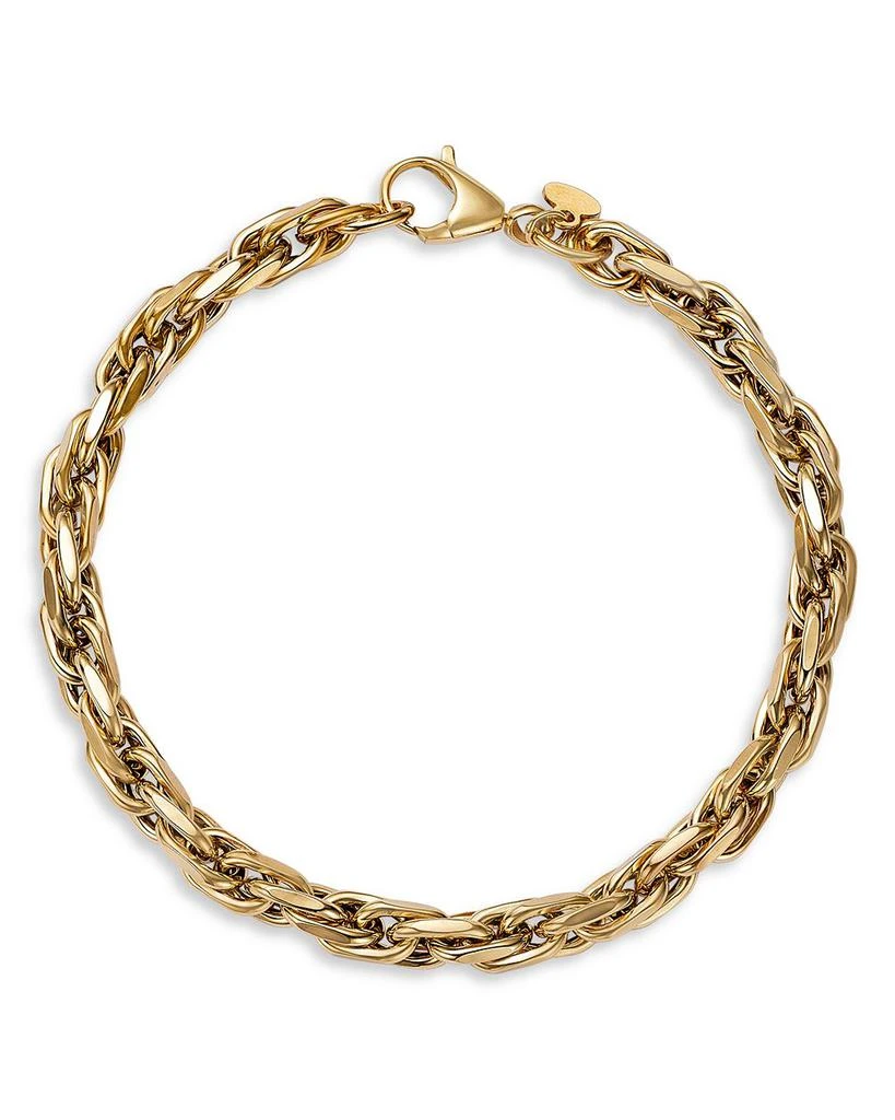 Alberto Amati 14K Yellow Gold Intertwined Link Chain Bracelet 1