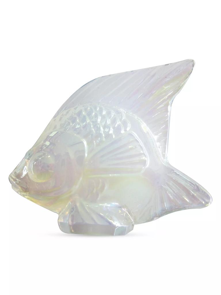 Lalique Opalescent Fish Sculpture