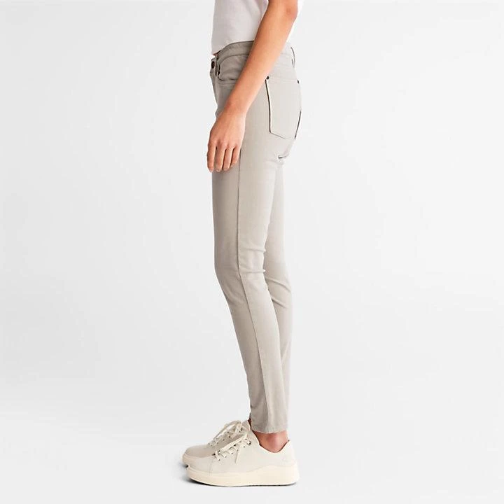 Timberland Mid-rise Super-skinny Trousers for Women in Grey 4
