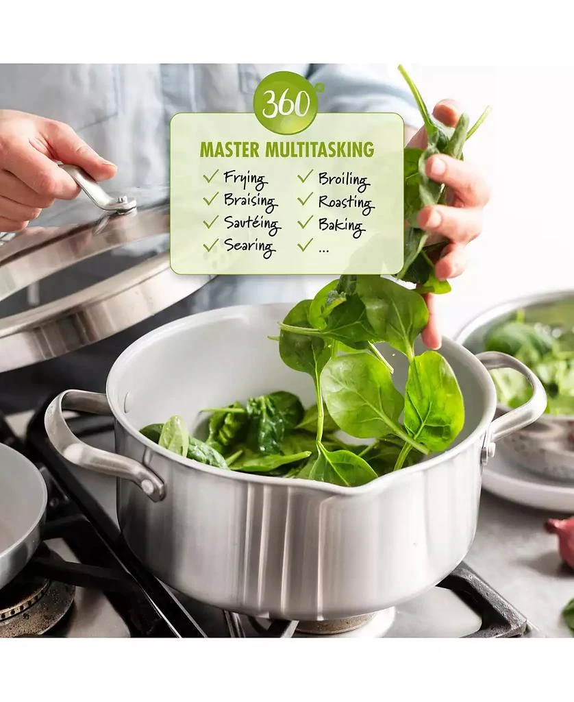 Greenpan Venice Pro 10-Pc. Ceramic Non-Stick Cookware Set 9