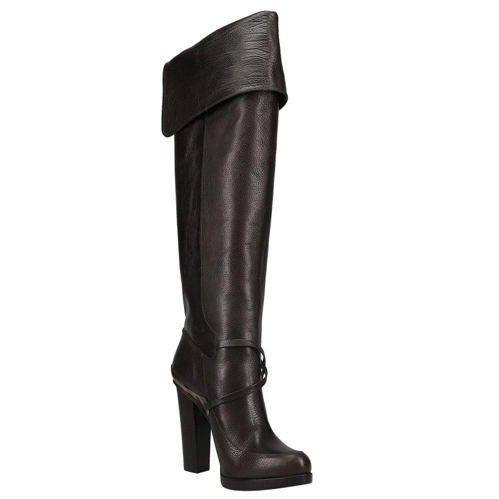 Lucchese Tumbled Calf Round Toe Boots