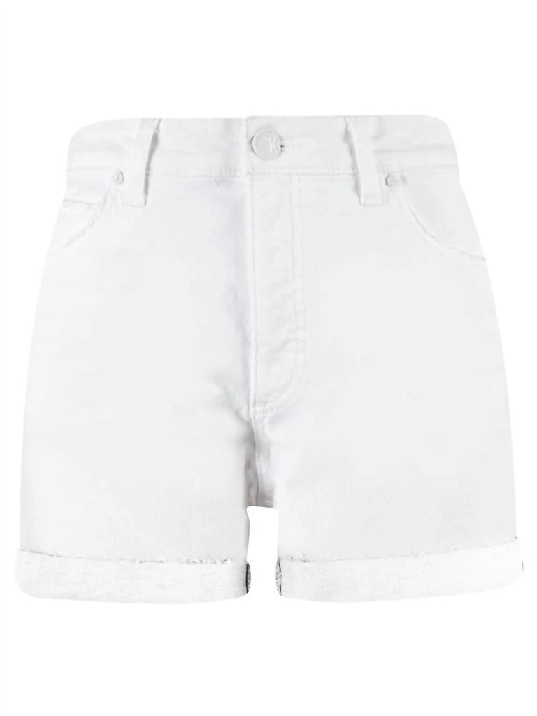 KUT from the Kloth Kut From The Kloth - High Rise Roll-cuff Denim Shorts 4